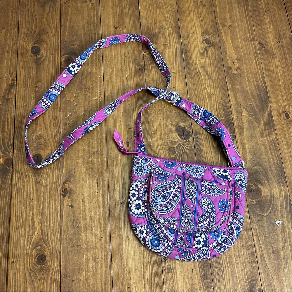 Vera Bradley retired boysenberry crossbody purse